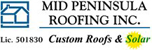 Mid Peninsula Roofing, Header logo